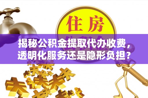 单县揭秘公积金提取代办收费，透明化服务还是隐形负担？
