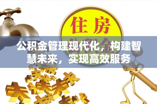 单县公积金管理现代化，构建智慧未来，实现高效服务