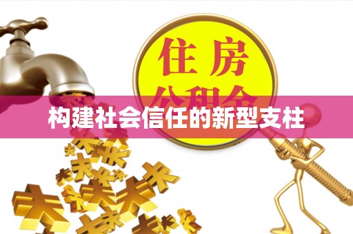 单县构建社会信任的新型支柱
