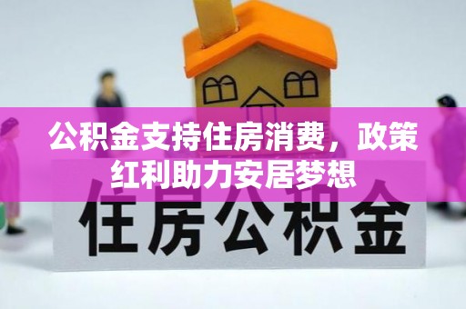 单县公积金支持住房消费，政策红利助力安居梦想
