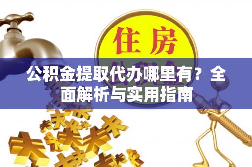 单县公积金提取代办哪里有？全面解析与实用指南